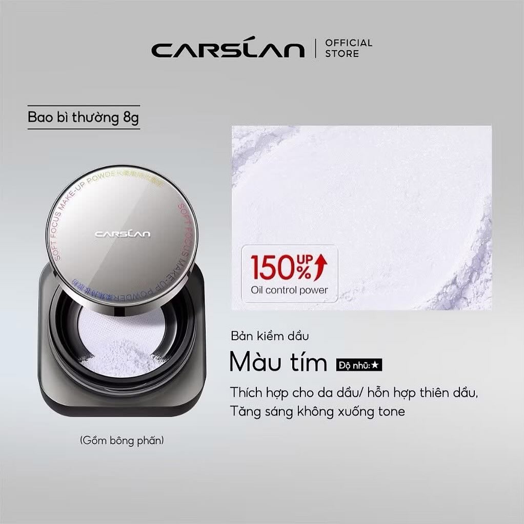 [ TẶNG SON MINI] Phấn Phủ Carslan Soft Focus Loose Powder Dạng Bột