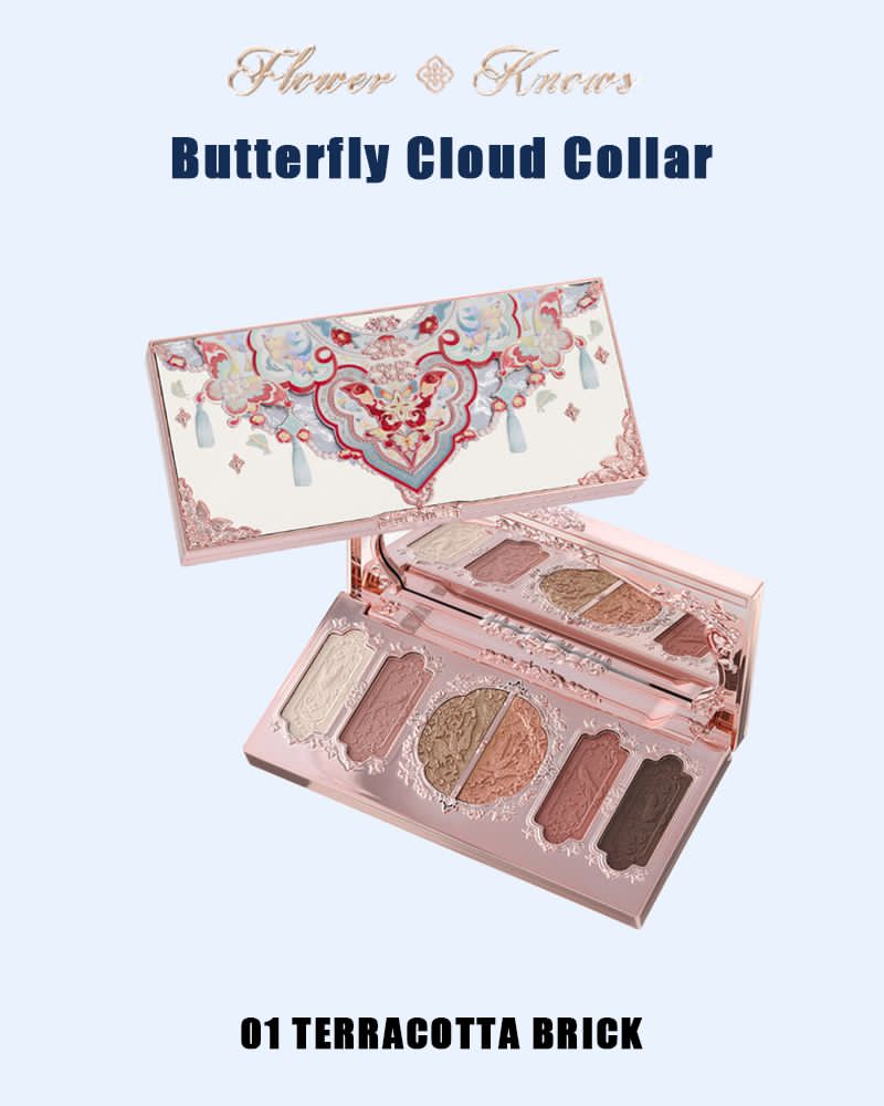 Bảng mắt Flower Knows Butterfly Cloud Collar Collection - 01 Terracotta Brick