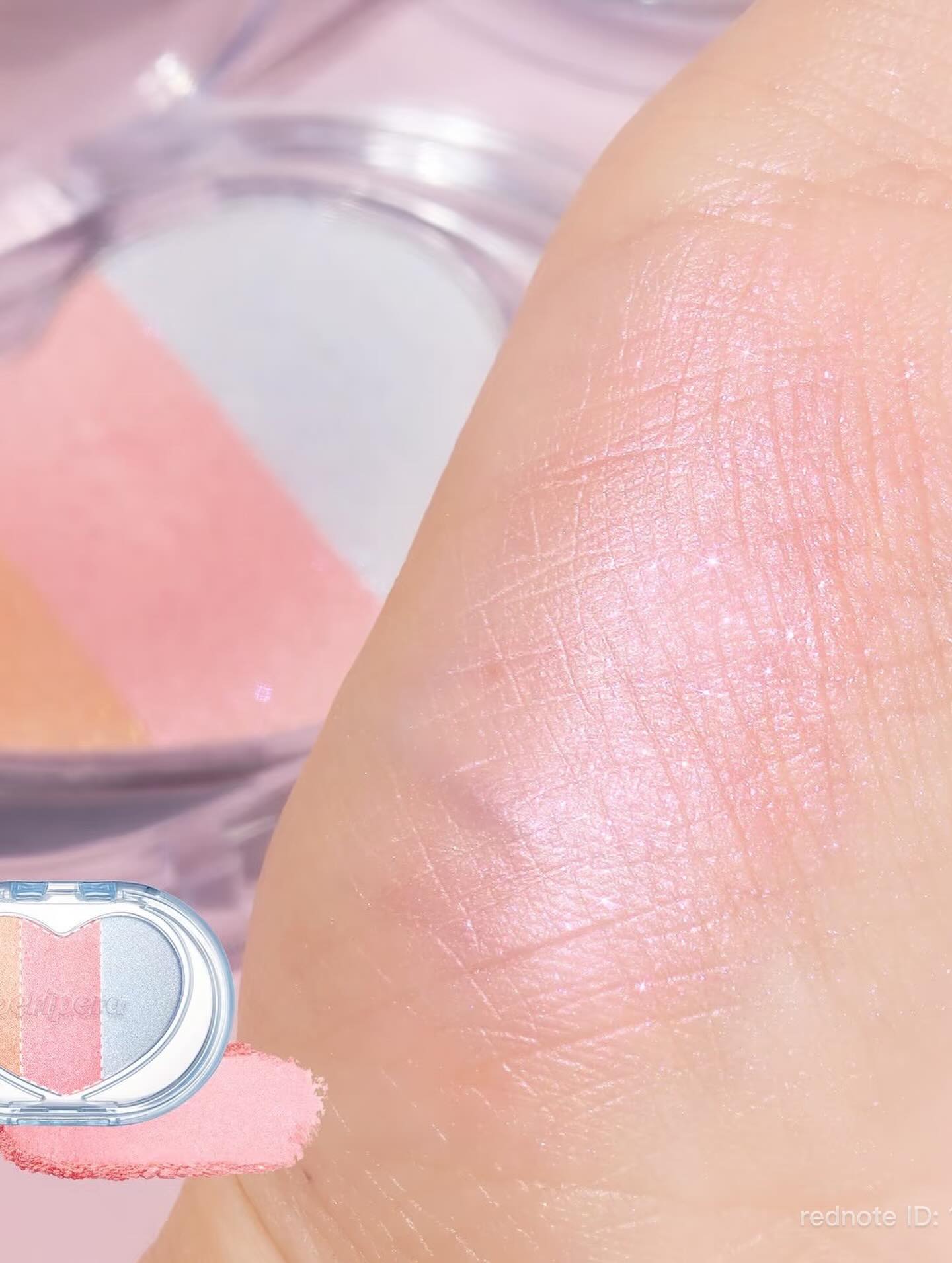 Phấn Bắt Sáng Peripera Heart Pocket Beam #01 Candy Topping