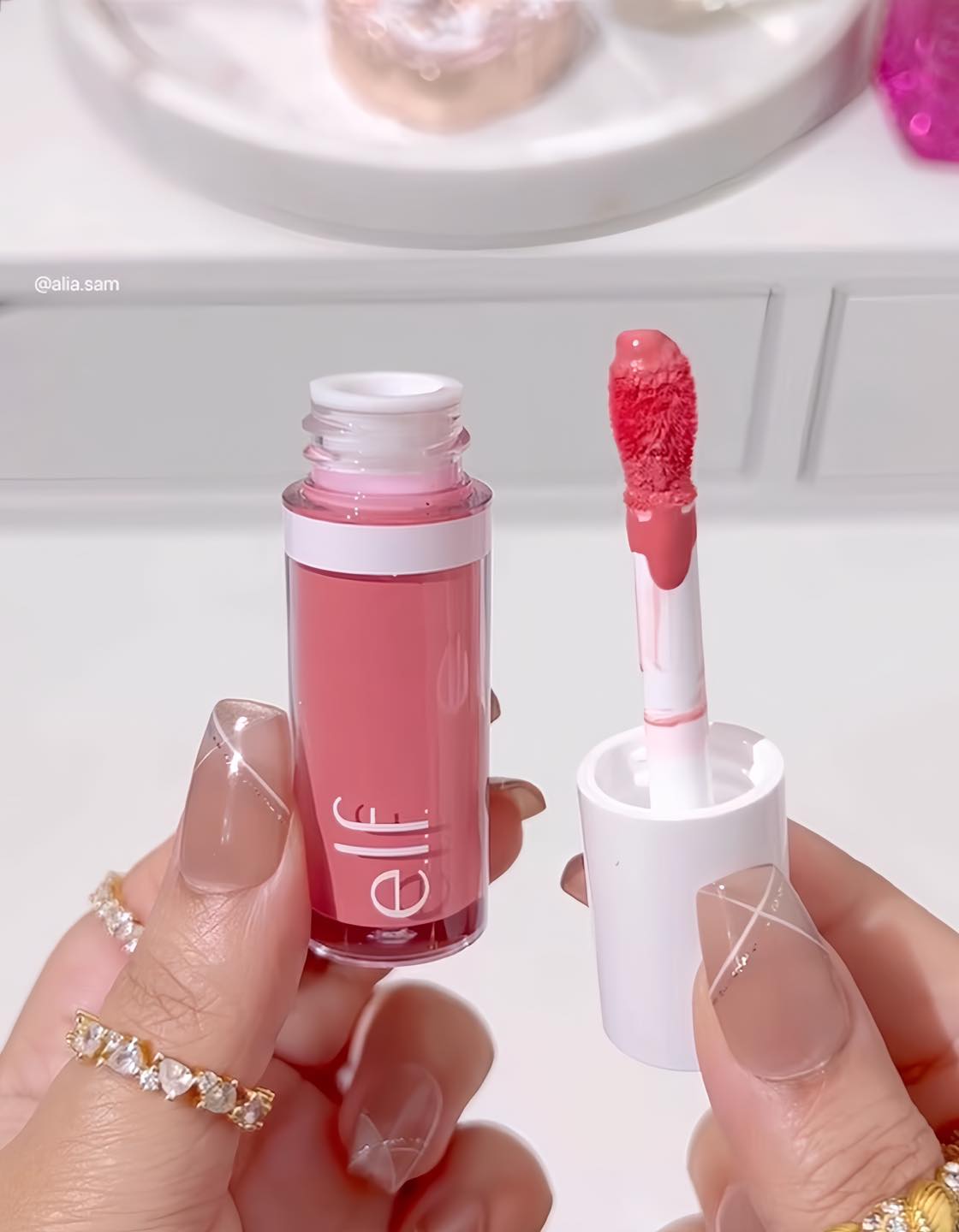 Má hồng kem ELF - Cheeky Lychee