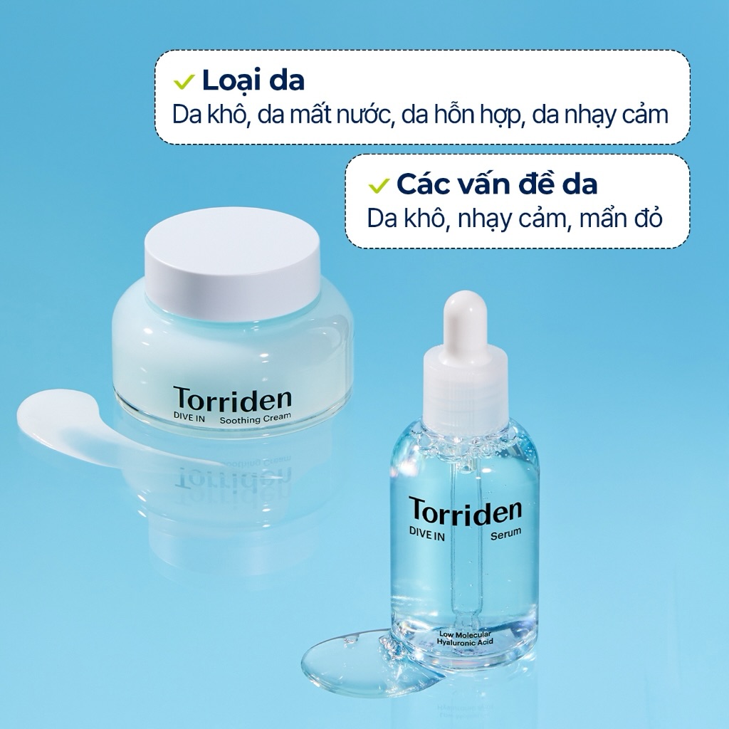 Combo Serum Torriden 50ml & kem dưỡng 100ml