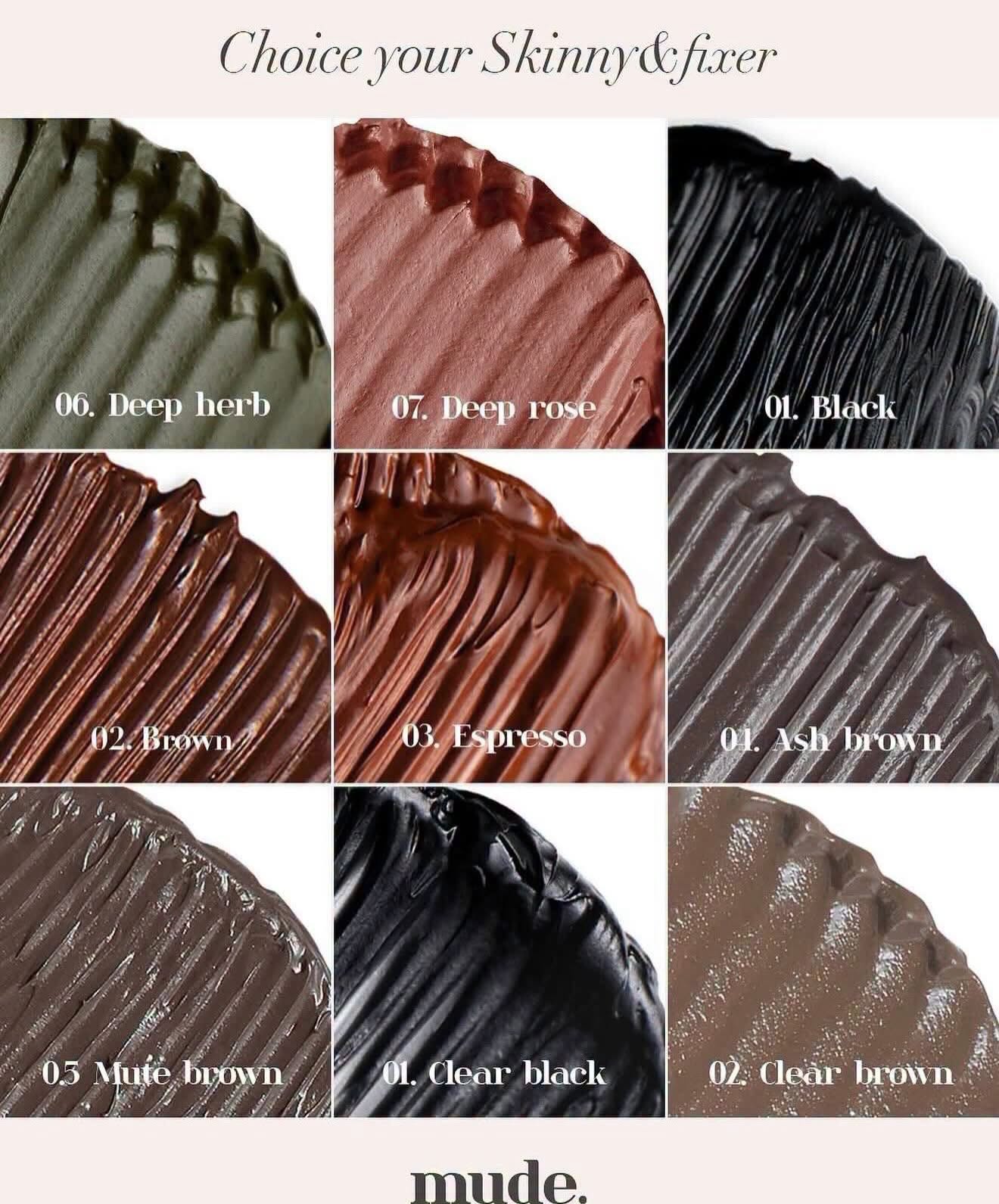 Mascara MUDE Inspire Skinny Curling Mascara 3ml