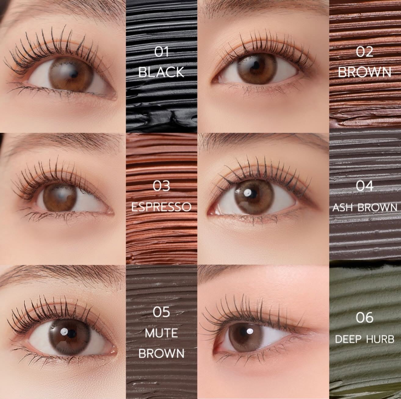 Mascara MUDE Inspire Skinny Curling Mascara 3ml