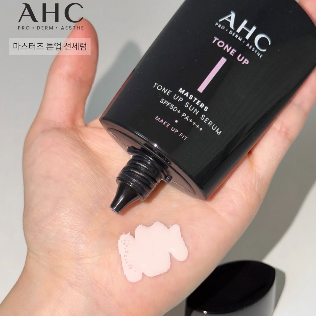 Tinh Chất Chống Nắng Nâng Tone AHC Masters Tone Up Sun Serum SPF 50+ PA++++ 50ml