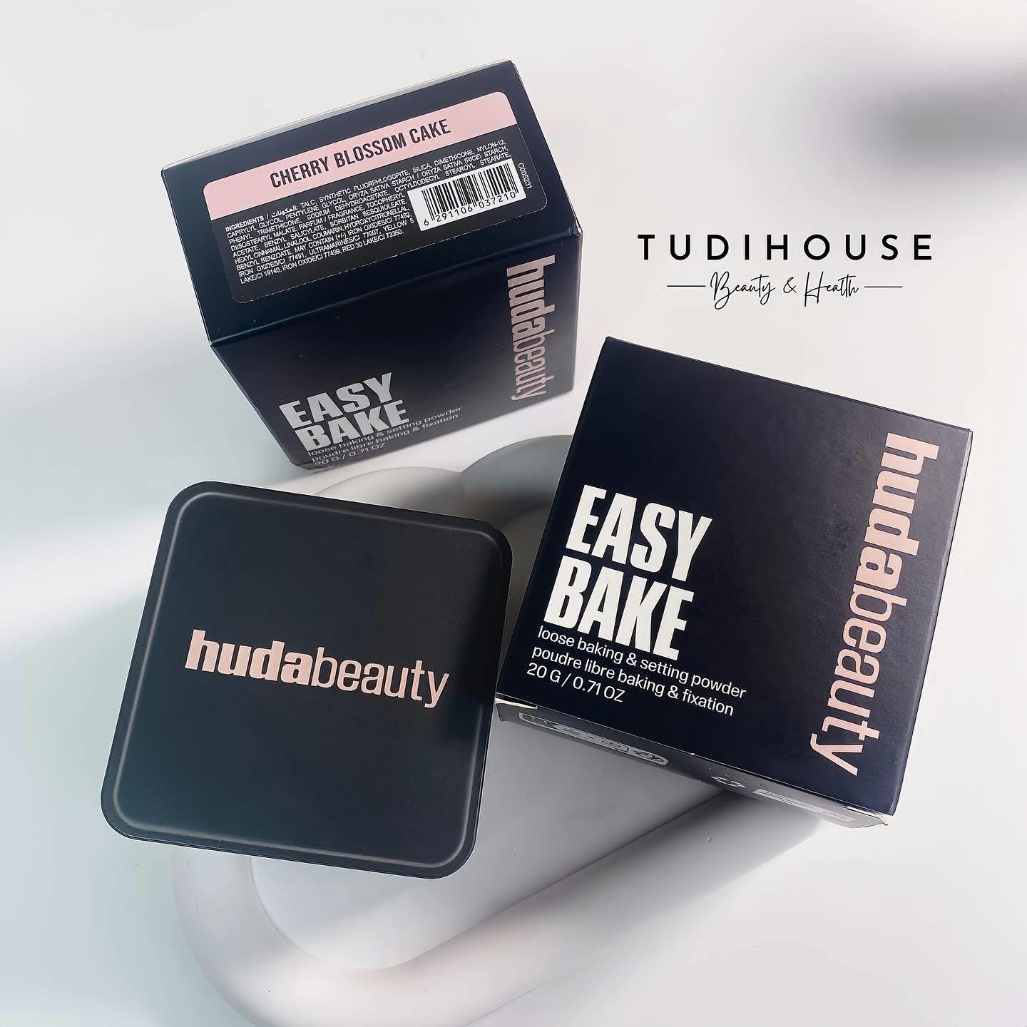 Phấn Phủ Bột Huda Beauty Easy Bake Loose Baking & Setting Powder Cherry Blossom Cake 20g