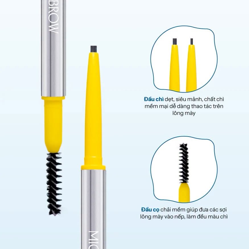 [ Natural Brow ] CHÌ KẺ MÀY SIÊU  LEMONADE MICRO EYEBROW 0.1g