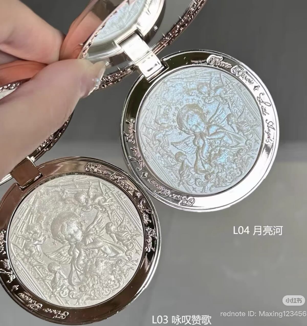 Phấn bắt sáng Flower Knows Little Angel Embossed Highlighter  - L03 Chanting Antherm