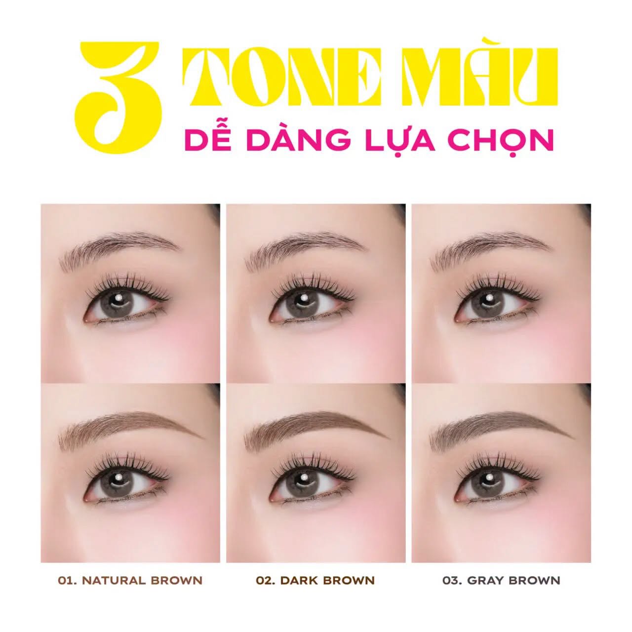 [ Natural Brow ] CHÌ KẺ MÀY SIÊU  LEMONADE MICRO EYEBROW 0.1g
