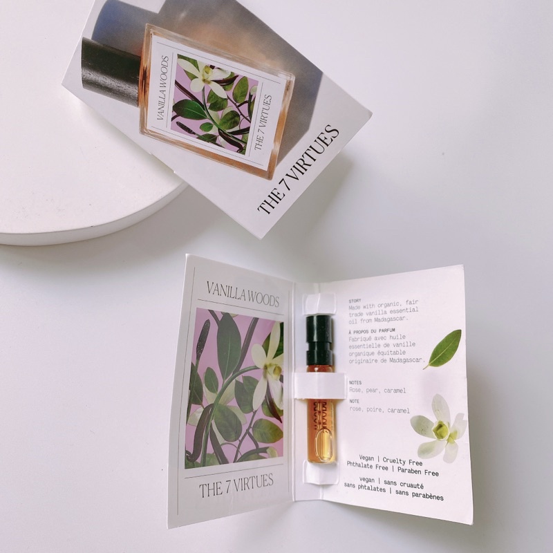 VIAL 1.7ML - Nước hoa The 7 Virtues Vanila Woods