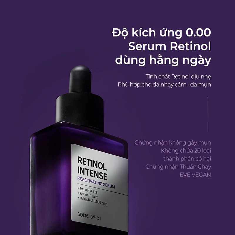 [ mẫu mới ] Tinh chất Some By Mi Retinol Intense Reactivating Serum 30ml