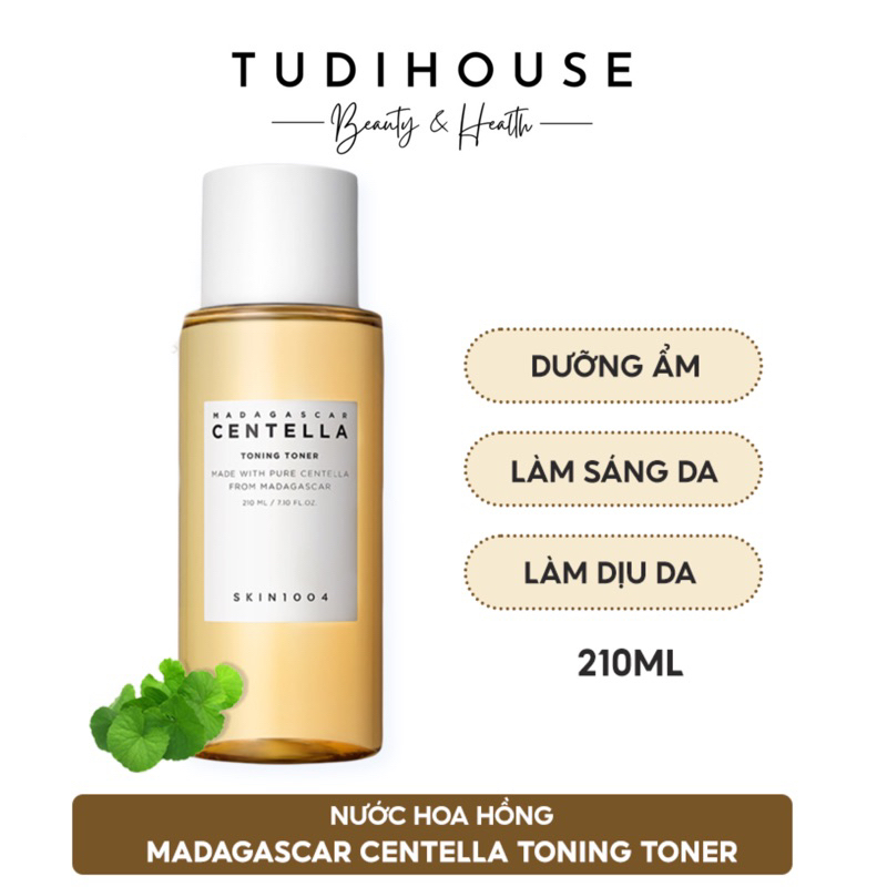 Toner SKin1004 Madagascar Centella Toning - Rau Má Phục Hồi Và Tái Tạo Da 210ml