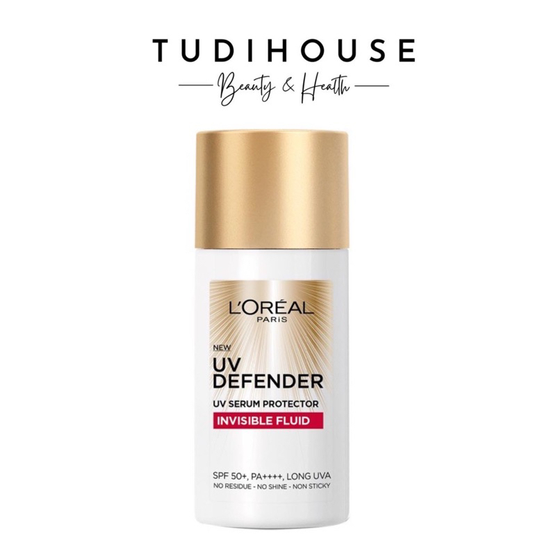 Kem Chống Nắng L'Oreal Paris UV Defender Serum Protector Invisible Fluid Mỏng Nhẹ 50ml