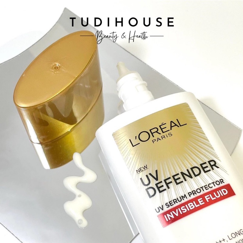 Kem Chống Nắng L'Oreal Paris UV Defender Serum Protector Invisible Fluid Mỏng Nhẹ 50ml