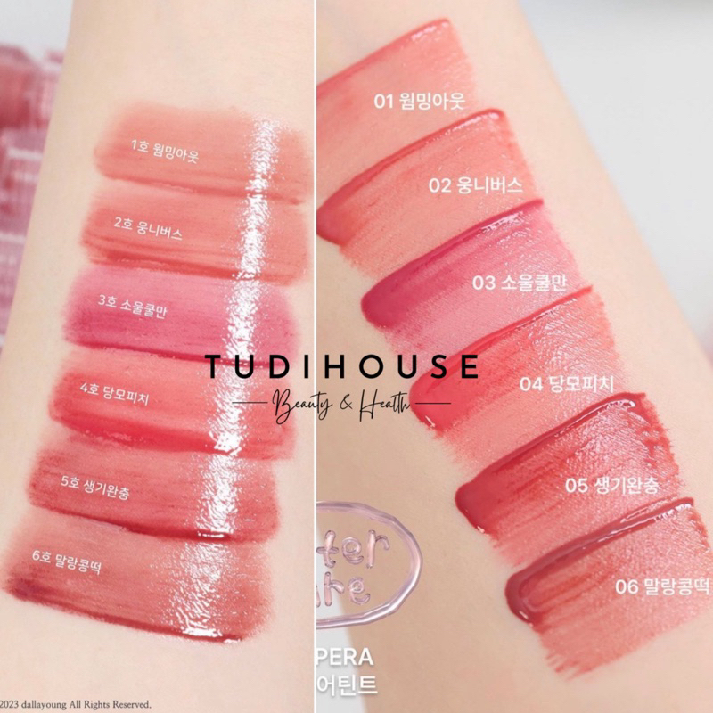 Son Nước Bóng Nhẹ Peripera Water Bare Tint 3.7g