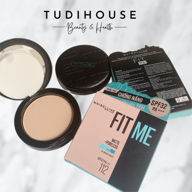 phấn phủ kiềm dầu Maybelline Fit Me