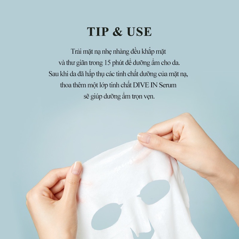 Mặt nạ giấy Torriden Dive In Mask 27ml