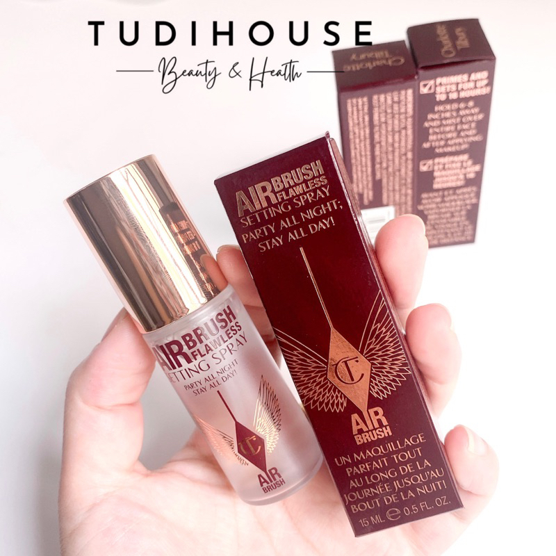 minisize 15ml Xịt Khóa Makeup Charlotte Tilbury Airbrush Flawless Setting Spray
