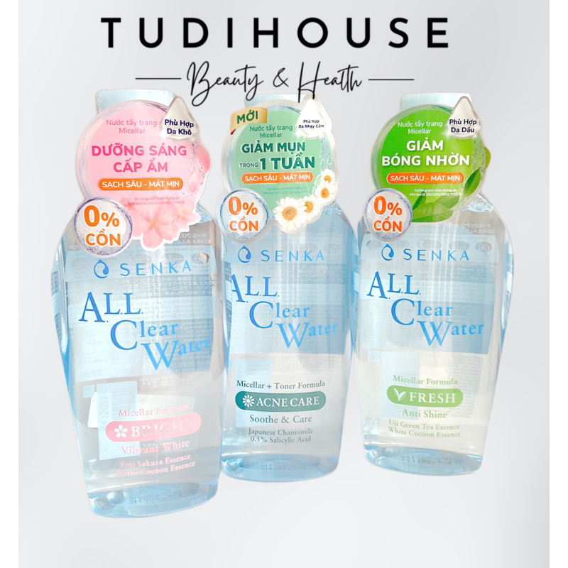 Nước tẩy trang Senka All Clear Water Micellar   230ml