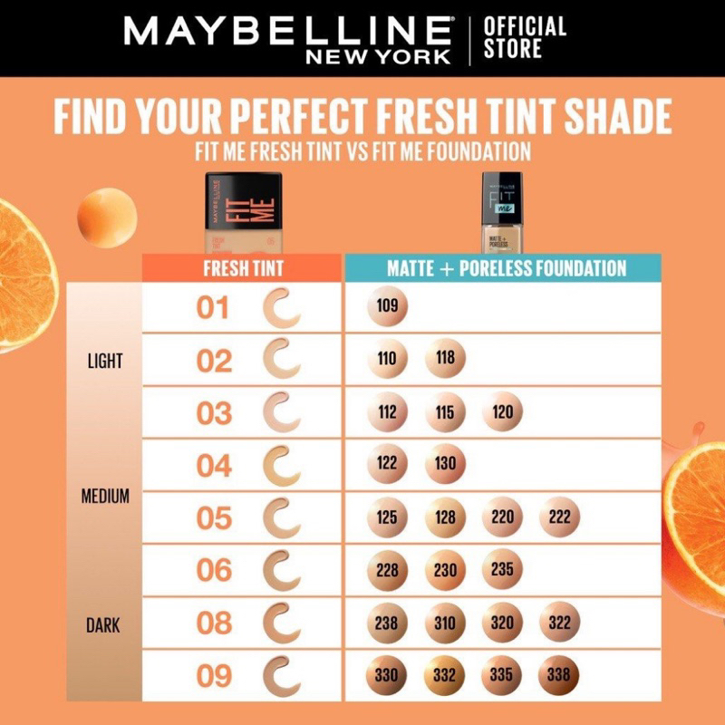 Kem Nền Maybelline Fit Me Fresh Tint 30ml