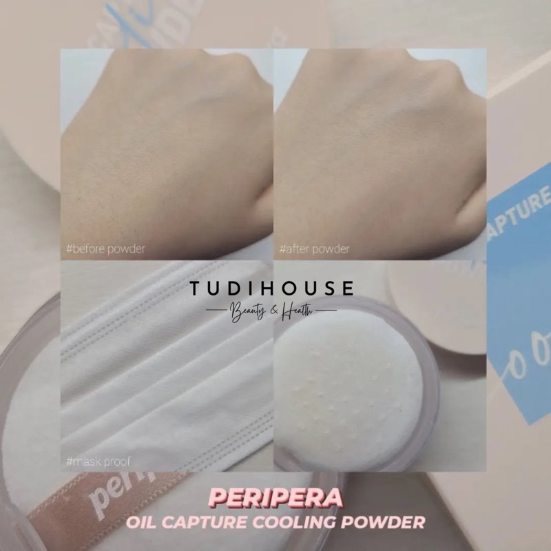 Phấn phủ kiềm dầu Peripera Oil Capture Cooling Powder 11g