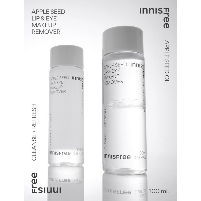Tẩy trang mắt môi Innisfree Apple Seed Lip & Eye Remover 100ml