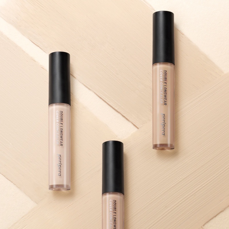 new 2024 - che khuyết điểm Peripera Doubl Longwear Cover Concealer 5.5g