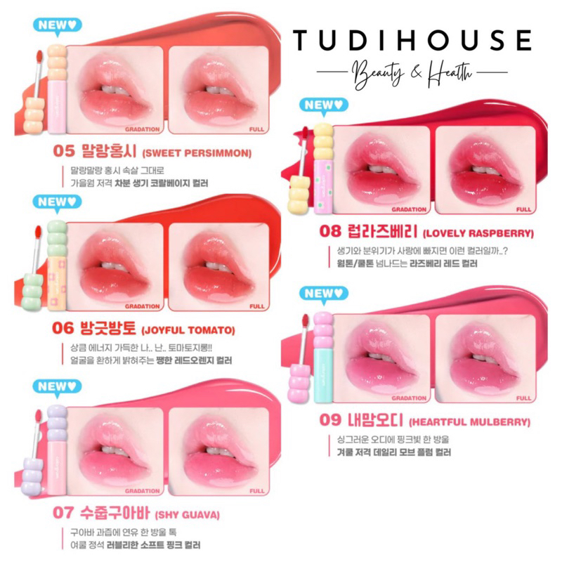DATE 07/ 2025 - Son Tint Bóng Colorgram Fruity Glass Tint