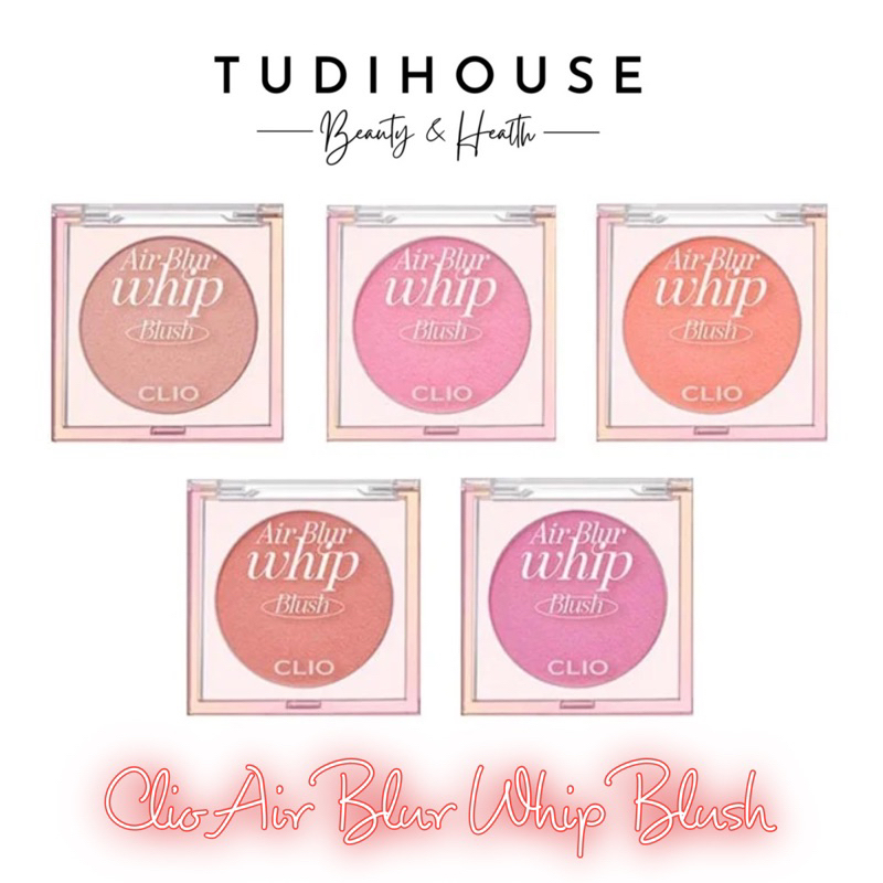 Má hồng thạch ( sự kết hợp giữa kem và phấn) Clio Air Blur Whip Blush