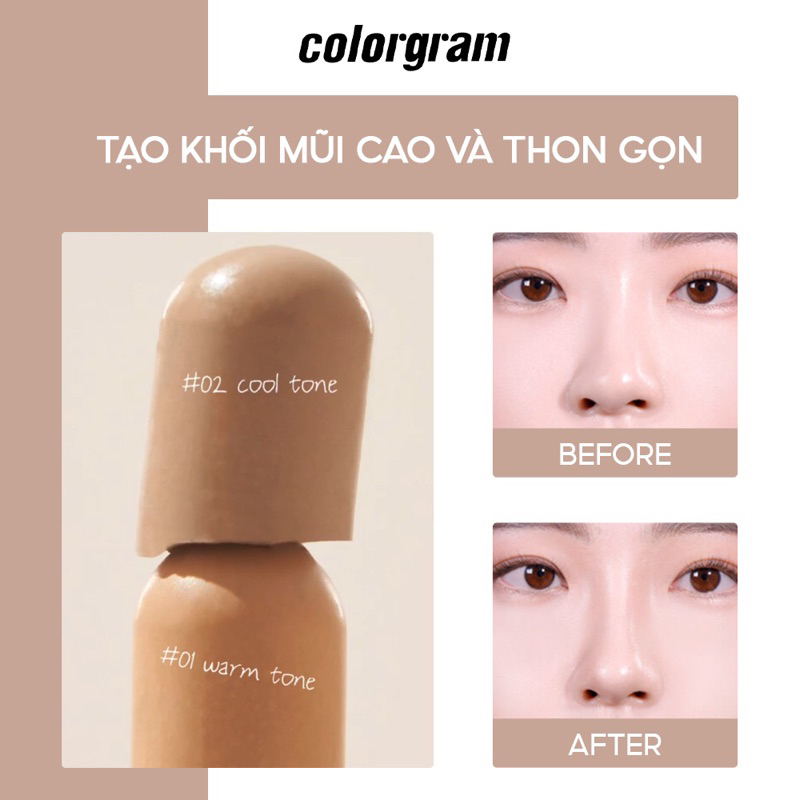 Thanh tạo khối Colorgram Re-forming Contour Stick 1.3g