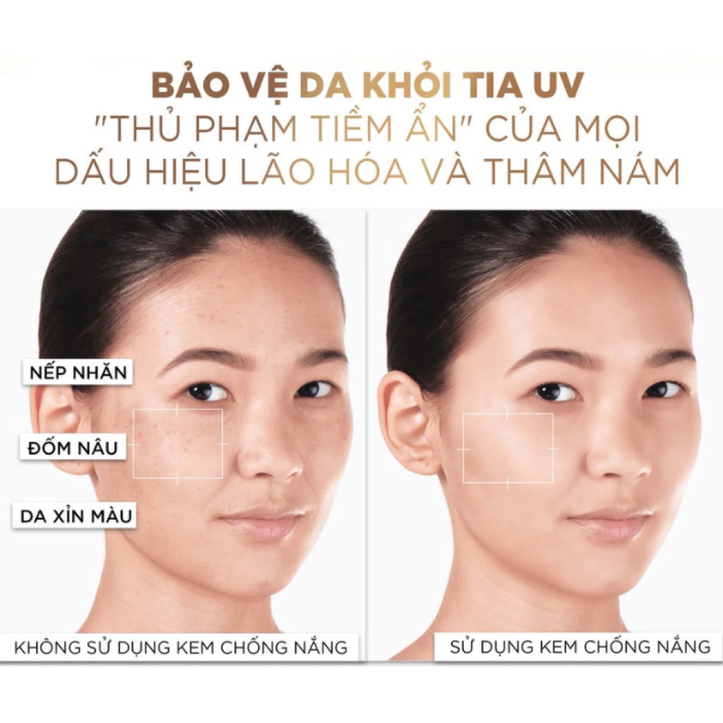 Kem Chống Nắng Thoáng Da Mỏng Nhẹ Loreal Paris UV Defender Invisible Resist Daily Sunscreen SPF50+ PA++++