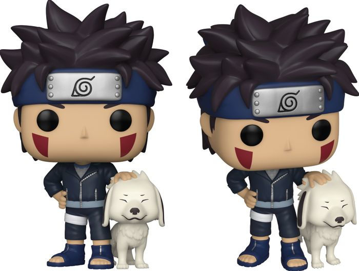 FUNKO POP! ANIMATION: Naruto- Kiba w/Akamaru (Large Item, Vinyl Figure)
