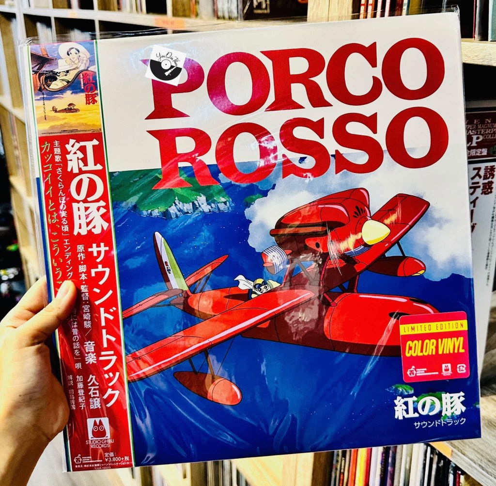 vinyl Joe Hisaishi - Porco Rosso Soundtrack (Clear Red Vinyl)
