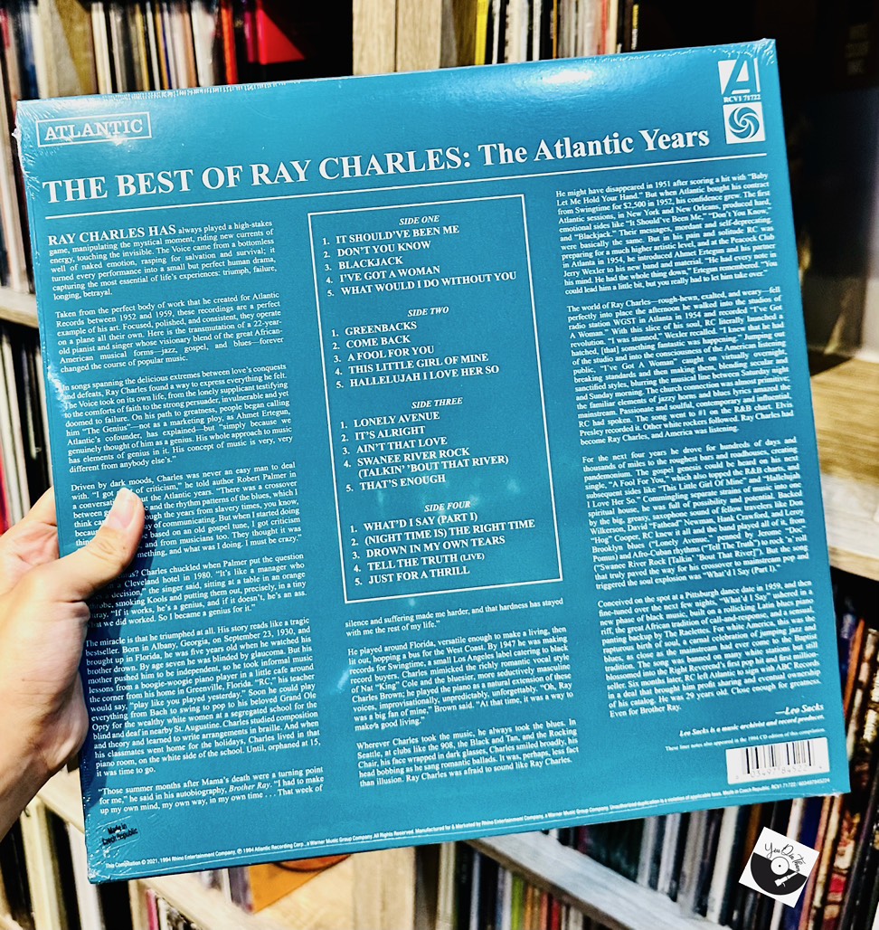 vinyl RAY CHARLES - BEST OF RAY CHARLES: THE ATLANTIC YEARS (2LP/WHITE VINYL)