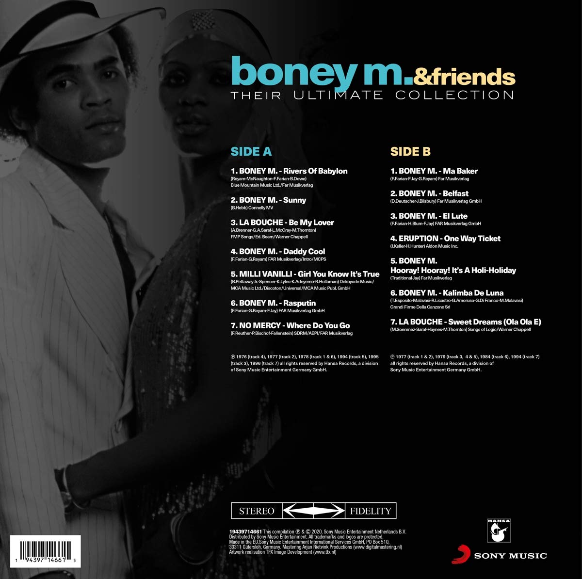 Boney M & Friends -Their Ultimate Collection (180-Gram Blue Colored Vinyl)