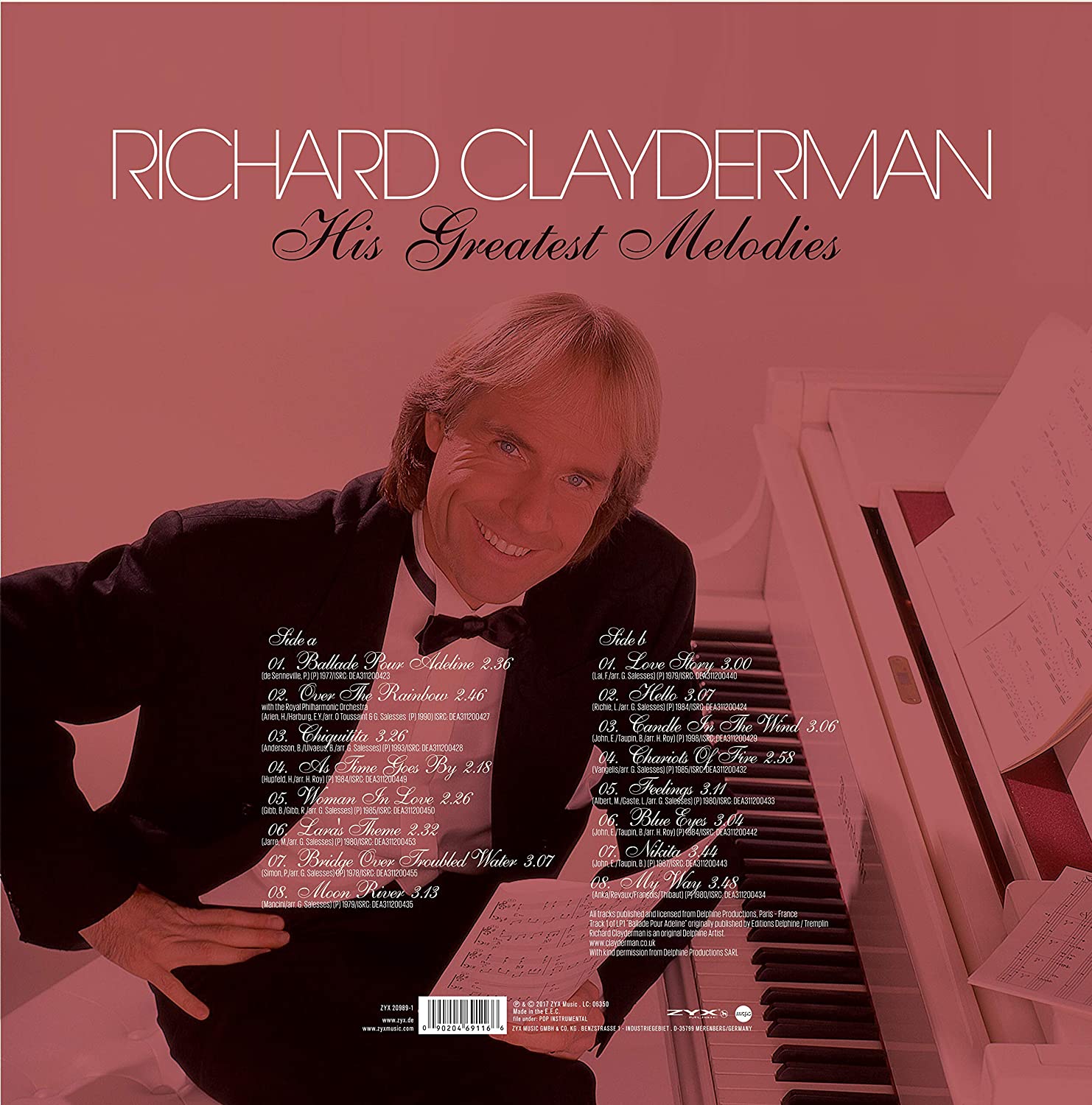 vinyl Richard Clayderman - His Greatest Melodies