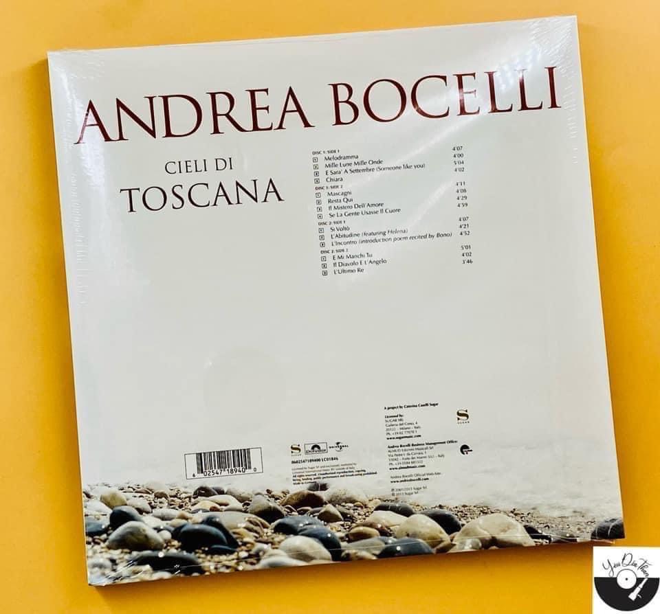 đĩa than Andrea Bocelli - Cieli Di Toscana (2 Lp)