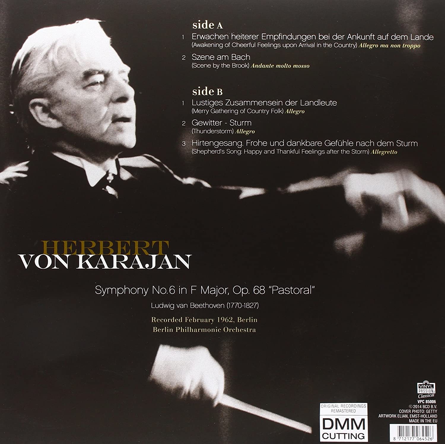 vinyl Herbert von Karajan, Berlin Philharmonic Orchestra – Beethoven Symphony No. 6 ‘Pastoral’