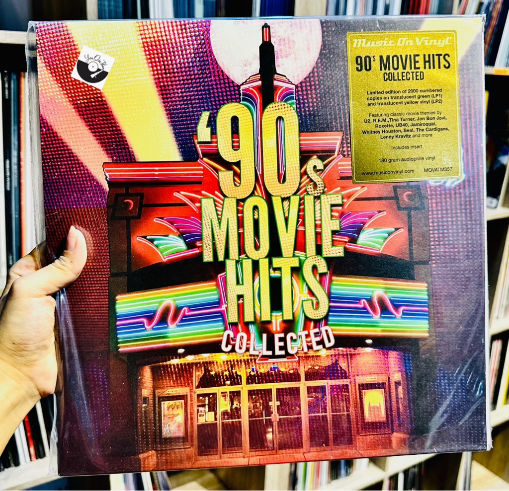 vinyl VARIOUS ARTISTS - 90S MOVIE HITS COLLECTED (2LP, TRANSLUCENT GREEN & YELLOW VINYL )