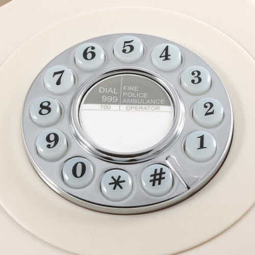 GPO Retro GPO746PBIVR 746 Desktop Push Button Telephone - Ivory (Large Item)