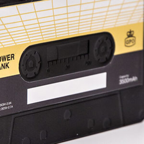 GPO CASSETTE POWER BANK (Black)