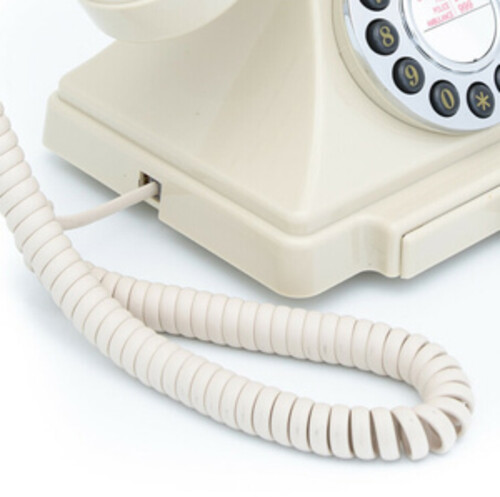 GPO Retro GPOCARRPBIV Carrington Push Button Telephone - Ivory (Large Item)