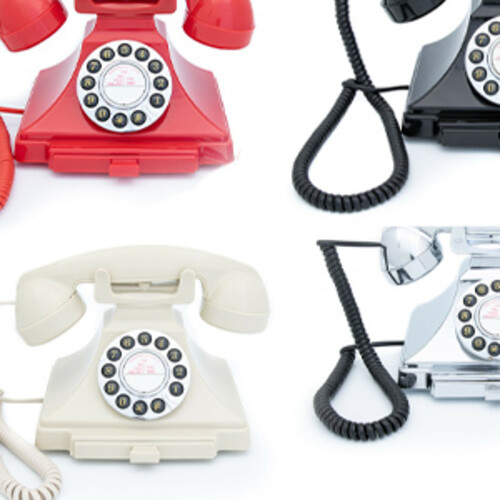 GPO Retro GPOCARRPBIV Carrington Push Button Telephone - Ivory (Large Item)