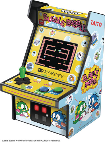 My Arcade DGUNL-3241 Bubble Bobble Micro Player Retro Arcade Machine - 6.75 IN