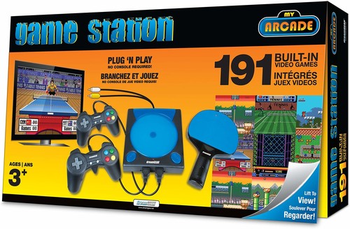 My Arcade DGUN-2558 PlugNPlay GameStation Pro - Game System - Includes 191 games (Large Item)