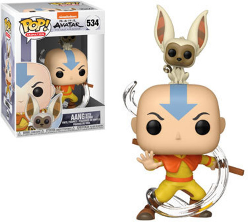 FUNKO POP! & BUDDY: Avatar - Aang w/ Momo (Vinyl Figure)
