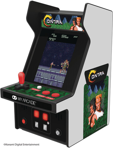 My Arcade DGUNL-3280 Contra Micro Player Retro Arcade Machine - 7.25 Inch (Large Item)