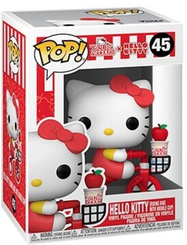 FUNKO POP! SANRIO: Hello Kitty x Nissin- Hello Kitty on Bike (Vinyl Figure)
