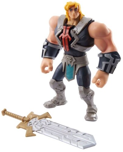 Mattel Collectible - Masters of the Universe Animated He-Man with Power Attack (He-Man, MOTU) (Large Item, Action Figure, Collectible)