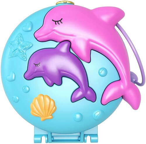 Mattel - Polly Pocket Big Pocket World Dolphin Beach (Large Item, Doll)