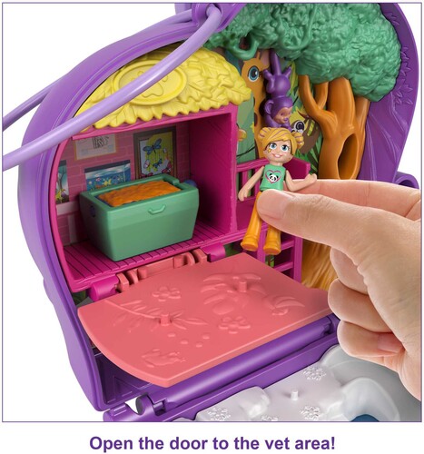 Mattel - Polly Pocket Elephant Adventure Compact (Large Item, Doll)